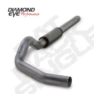 Dodge Cummins Performance Exhaust - Diamond Eye Performance - Cat Back, Single - `04-`07